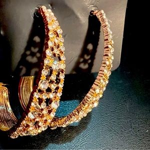 Cold as Ice Hoop Earrings